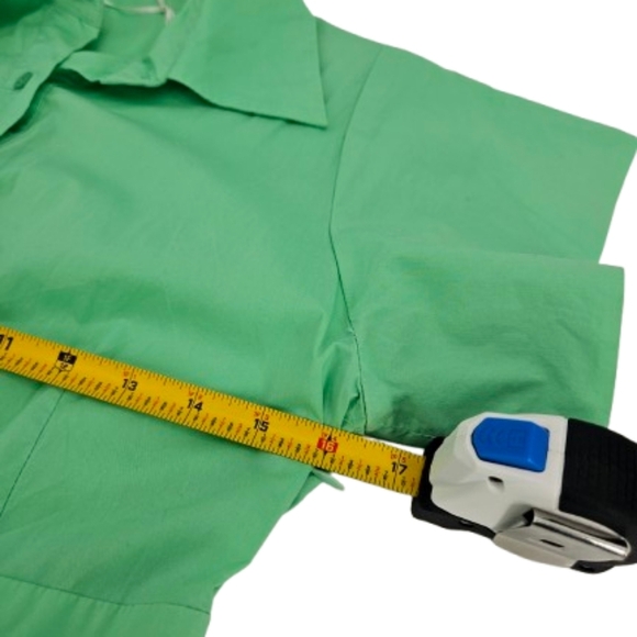 Anonyme Designers Mint Green Cotton Maxi Dress - Picture 4 of 12